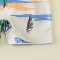 thumbnail image 6 of Kaprioy Infant Baby Boy Girls Rash Guard Swimsuit Short Sleeve Zipper Bathing Suit Toddler One Piece Swimwear Sunsuit, 6 of 6