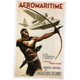 thumbnail image 1 of Best Posters Africa Aeromaritime 1950 Mini poster 11inx17in 11x17 poster Color Category: Multi, Unframed, Ages: Adults, Rectangle, 1 of 3