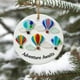 thumbnail image 3 of Adorno de la amistad en forma de corazón de vidrio marino, adorno colgante de acrílico para árbol de Navidad o el hogar, símbolo de amor y optimismo, recuerdo artesanal., 3 of 4