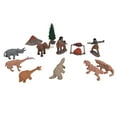 thumbnail image 6 of ESTINK Scene Toy, Animal Figurines Toy Set, 12pcs Historical Figurine Toys Prehistoric Life Scene Figures Animal Ornaments Playset, 6 of 9