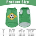 thumbnail image 3 of Dog Jersey - Breathable Mesh Puppy Football Jersey - Lightweight Stretch Sporty Dog Clothes - Summer Shirts for Small Dogs - Soccer Jersey for Dogs - Sportswear Pet Clothes, 3 of 5