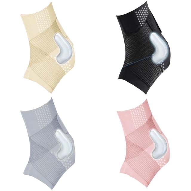 WUSUOWEI 4PCS Ankle Support Brace,Helps Stabilize The Ankle Muscles and Joints,Adjustable Ankle Support Brace,Compression Ankle Brace Sleeve Wrappings for Sprained.for Injury and Stress Relieving