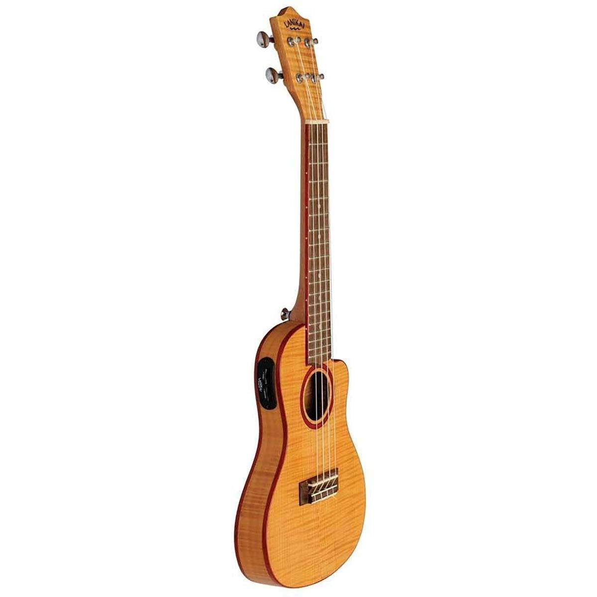 Lanikai FM-CETC Flame Maple Acoustic-Electric Thin Concert Ukulele