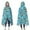 Cartoon Construction Vehicles-1, variant on Wearable Blanket,Cartoon Traffic Vehicles Boats Light Blue Pattern Hooded Wearable Flannel Blanket for Adults & Teens,Winter Poncho Shawl Wrap Cape Cozy Anti-Pill,50"x60"