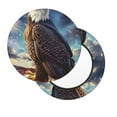 thumbnail image 2 of Honeii Night Sky Bald Eagle Bar Stool Covers – Perfect Fit for 12" to 14" Round Stools, Crease-Resistant, Stretchy, Washable & Dustproof Seat Slipcovers-12 inch, 2 of 7