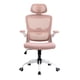 thumbnail image 4 of Silla de Oficina Ergonómica con Reposacabezas y Reposabrazos, Color Rosa HOMEMAKE FURNITURE Moderno, 4 of 6