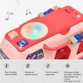 thumbnail image 4 of VONKY Trieur de Formes pour Enfants avec Cinq Blocs de Formes Colorés Bus Musical Modélisation avec Différents Jouets Éducatifs Bleus, 4 of 5