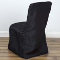 thumbnail image 2 of Efavormart 10PCS Black Square Top Polyester Banquet Chair Cover Dinning Event Slipcover For Wedding Party Banquet Catering, 2 of 3