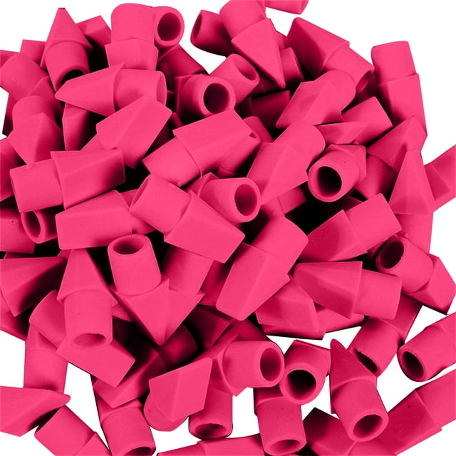 Clearance! beishanbush Home Decor 30Pack Pencil Erasers Pencil Top Erasers Cap Erasers Eraser Tops Pencil Eraser Toppers Eraser Eraser Pencil Erasers 7 Colors A Pink