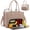 Khaki-cream, variant on LOVEVOOK Lunch Tote Bag for Women, 3 in 1 Work Bag with Insulated Lunch Compartment, 15.6 Inch Laptop Tote Bag for Teacher, Nurse, Business, Office