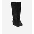 thumbnail image 4 of Cole Haan Women's Dana Block Heel Boot 60MM Equestrian Black Suede W22255, 4 of 4