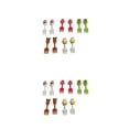 thumbnail image 3 of ziyahi 10x Christmas Fruit Forks Add Festive Touch To Table Setting Durable PP Cartoon Food Picks 2Set, 3 of 6