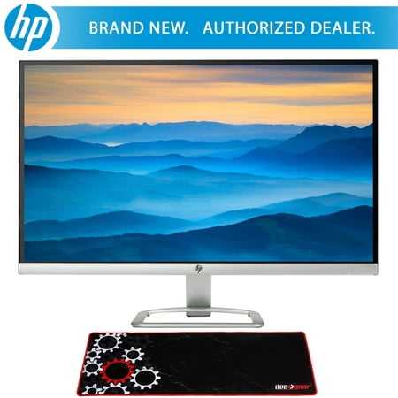 Hewlett Packard 27er 27-Inch 16:9 IPS LED Backlit 1920 x 1080 PC Computer Monitor Silver (T3M88AA#ABA) with Deco Gear Large Extended Pro Gaming Mouse Pad Water Resistant