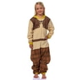 thumbnail image 4 of DreamWorks Shrek Boys' Ogre Character 3D Face Ears Hooded 1 Piece Sleep Union Suit Footless Pajama For Kids Loungewear, 4 of 7