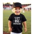 thumbnail image 4 of Big Brother New Baby Reveal I'm Going to Be A Big Brother New Sibling Announcement T-Shirts and Raglans Black Shirt Youth Medium, 4 of 5