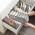 thumbnail image 2 of Caja de almacenamiento de ropa interior, calcetines, armario, tipo cajonera, panty, calcetines, compartimentos, cajas de almacenamiento, cajón, almacenamiento para el hogar, 2 of 5