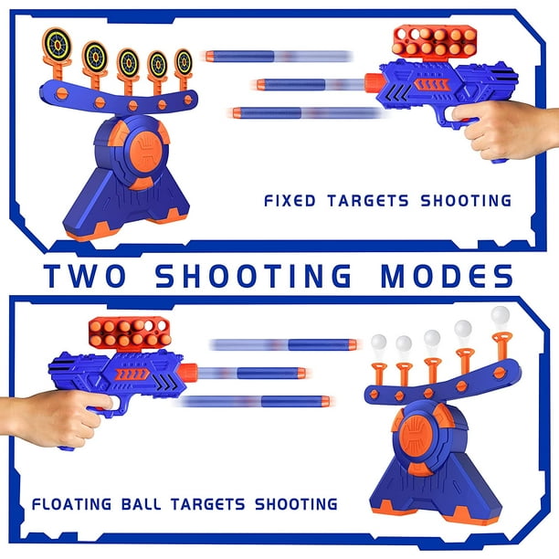 Toy Gun- 3 4 5 6 7 8 ans Jeux de tir Pistolets jouets pour garçon, filles- Pistolet  jouet à balles souples avec balle en mousse