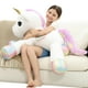 thumbnail image 2 of Almohada de peluche FFXiong con forma de unicornio gigante, 110 cm, con alas, 2 of 9