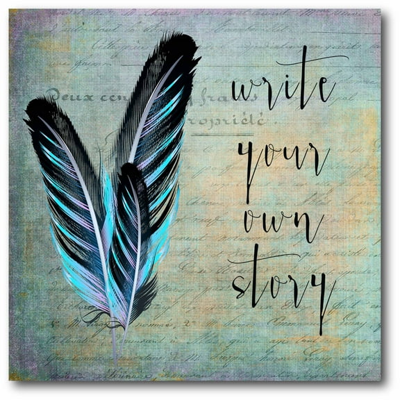 Courtside Market Right Your Own Story Gallery-Wrapped Canvas Wall Art, 16x16