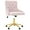 Light Pink, variant on Westice Velvet Desk Chairs, Upholstered Swivel Comfy Makeup Vanity Chair with Tufted Back, Gold Metal Base & Wheels, Height Adjustable Chair for Girls, Bedroom Living Room, Light Pink