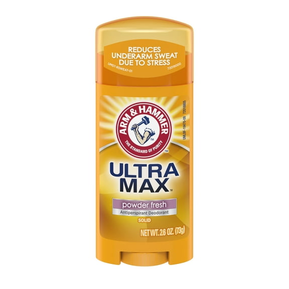 ARM & HAMMER ULTRA MAX Deodorant- Powder Fresh- Solid Oval - 2.6oz
