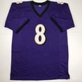 thumbnail image 4 of Autographed/Signed Lamar Jackson Baltimore Purple Football Jersey JSA COA, 4 of 4