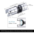 thumbnail image 2 of Shower Head Holders Hand Shower Bracket Replacement Slide Bar Adjustable Shower Rod Holder, 2 of 5