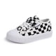 thumbnail image 1 of Zapatos de lona a cuadros con tablero de ajedrez en blanco y negro para niños, zapatos casuales para niños y estudiantes, zapatos de tabla para niñas, zapatos de galleta transpirables, 1 of 5