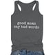thumbnail image 4 of Camisetas sin mangas para beber para mujeres, niñas adultas, verano, playa, gráfico divertido, espalda cruzada, chaleco, blusa con refranes Fridja  qr1214, 4 of 7