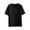 Black, variant on IROINNID Men's Plus Size V-neck Solid Short Sleeve Base T-Shirts