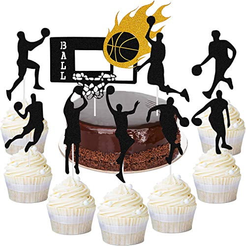 Cake Cupcake Toppers Sports Party Supplies