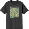 thumbnail image 4 of Sunflower Frame Crew Neck Short Sleeve Adult T-shirt-Medium-Charcoal, 4 of 6