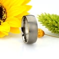 thumbnail image 3 of 8MM Comfort Fit Titanium Wedding Band Classic Domed Ring (Size 8 to 15), 3 of 3