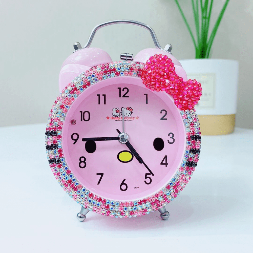 JUSTUP Alarm Clocks For Bedrooms, Hello Kitty Alarm Clock , Student