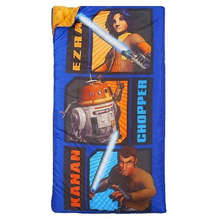 Disney Star Wars Rebels Slumber Bag, Bonus Backpack with Straps