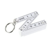 50cm Folding Ruler Metric Measuring Tool Plastic for Woodworking White
