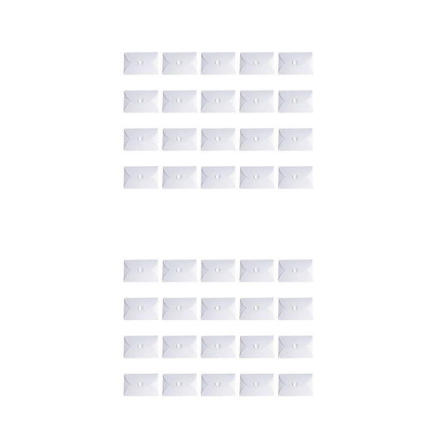 Naiovety Sobres de papel duraderos de 50 piezas: para ocasiones especiales, sobres ligeros fáciles de sellar para tarjetas de regalo Type5 NO5