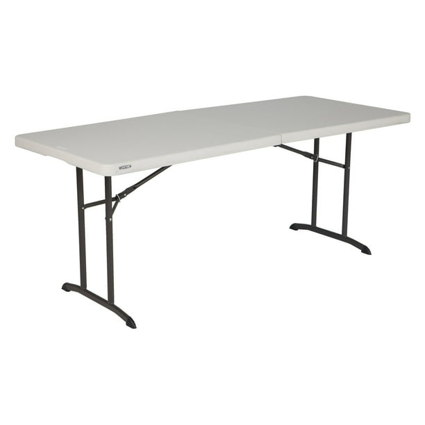 Lifetime Products 6 ft. Commercial FoldinHalf Table, 80382