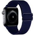 thumbnail image 1 of Correa Extensible De Nylon Elastica Unisex M / L 38 / 40 / 41 mm Para Apple Watch Compatible Con Serie Se / 2 / 3 / 4 / 5 / 6 / 7 /, 1 of 5