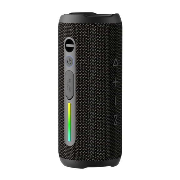 Portable Bluetooth Speaker, 24W Stereo Sound, IPX7 Waterproof, Bluetooth 5.3, RGB Lights, Dual Pairing, 30H Playtime for Outdoor Home Party