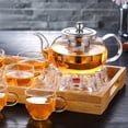 thumbnail image 4 of Juego de té de vidrio Hormiga Infusor de té de vidrio Tetera Juego de té de vidrio doble Puer, 4 of 4