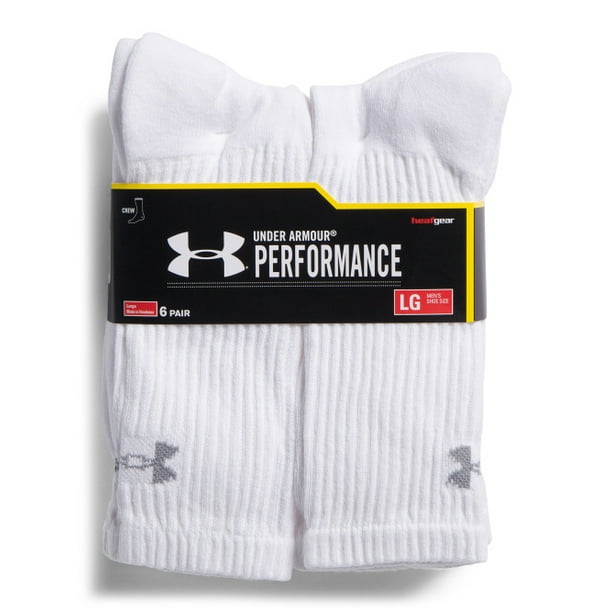 Under Armour Under Armour Adult Performance Heatgear Crew Socks 6