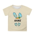 thumbnail image 4 of WOYY Boys Easter Short Sleeved T-Shirt Cartoon Bunny Print Round Neck T Shirt, Sizes 2-14, 4 of 4