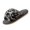 Gray, variant on EKVAHL Women's Fuzzy Open-Toe House Slippers with Memory Foam - Leopard Print Cheetah Plush Cozy Cute Slipper Indoor/Outdoor Soft Slip On Slides Gifts for Women Mom Her Ladies