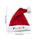 thumbnail image 3 of Sombrero Decorativo De Poliéster Gorro de Papá Noel personalizado para toda la familia, rojo, Rkxzt, 3 of 8