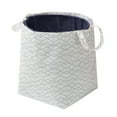 thumbnail image 4 of Better Homes & Gardens White/Black Lattice Drawstring Laundry Tote, 16" x 20", Adult, 4 of 10