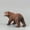 C, variant on D Standing Brown Bear Statue Educational Animal Figurines For Toddlers Preschool Kids Gift Set