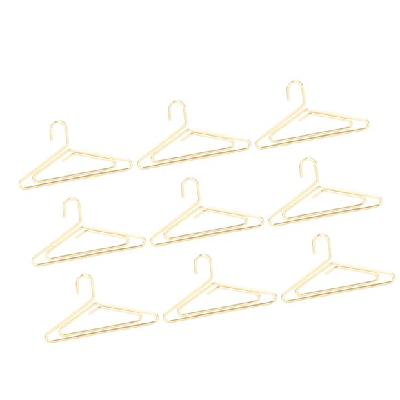 Pinces à Papier Dorées, Pinces à Papier Métalliques 100 Pcs pour Cintre de Bureau