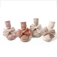 thumbnail image 5 of PEACNNG Cute Bowknot Infant Baby Socks Cotton Anti-slip Boys Shoe Socks Baby Girls Newborn Princess Socks Kids Slipper Baby Accessories (Medium), 5 of 5