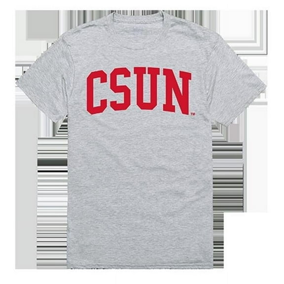 W Republic  Men California State University Northridge Game Day Tee - Heather Grey - Medium